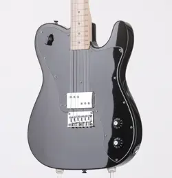 SQUIER BY FENDER PARANORMAL ESQUIRE DELUXE METALLIC BLACK USED MAPLE W/SOFT CASE