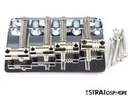 FENDER AMERICAN PERFORMER P BASS BRIDGE, PRECISION GUITAR PARTS USA CHROME
