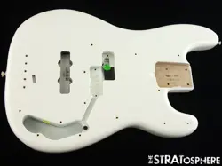 FENDER AMERICAN PERFORMER PRECISION P BASS BODY, USA ARCTIC WHITE.