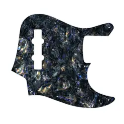 PICKGUARD FENDER 98-09 MADE IN JAPAN GEDDY LEE JAZZ BASS BLACK ABALONE