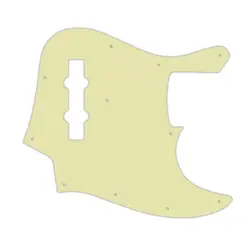 PICKGUARD FENDER 98-09 MADE IN JAPAN GEDDY LEE JAZZ BASS MINT GREEN 3 PLY