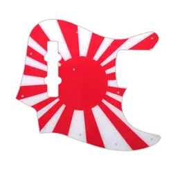 PICKGUARD FENDER 98-09 MADE IN JAPAN GEDDY LEE JAZZ BASS JAPANESE FLAG