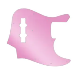 PICKGUARD FENDER 98-09 MADE IN JAPAN GEDDY LEE JAZZ BASS PINK MIRROR