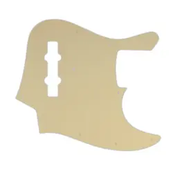PICKGUARD FENDER 98-09 MADE IN JAPAN GEDDY LEE JAZZ BASS CREAM BLACK CREAM 