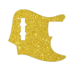 PICKGUARD FENDER 98-09 MADE IN JAPAN GEDDY LEE JAZZ BASS GOLD SPARKLE
