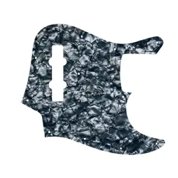 PICKGUARD FENDER 98-09 MADE IN JAPAN GEDDY LEE JAZZ BASS SILVER PEARL