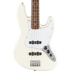 FENDER STANDARD JAZZ BASS GUITAR - OLYMPIC WHITE