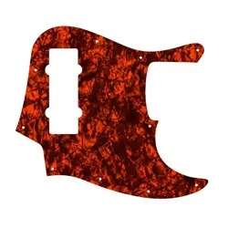 PICKGUARD FENDER 12-13 MADE IN CHINA 5 STR MODERN PLAYER JAZZ BASS ORANGE PEARL