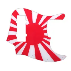 PICKGUARD FENDER 12-13 MADE IN CHINA 5 STR MODERN PLAYER JAZZ BASS JAPANESE FLAG