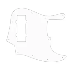 PICKGUARD FENDER 12-13 MADE IN CHINA 5 STR MODERN PLAYER JAZZ BASS WHITE