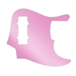 PICKGUARD FENDER 12-13 MADE IN CHINA 5 STR MODERN PLAYER JAZZ BASS PINK MIRROR