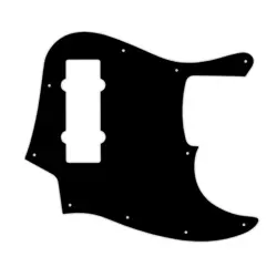 PICKGUARD FENDER 2014 MADE IN CHINA 4 STR MODERN PLAYER JAZZ BASS BLK CRE 5 PLY
