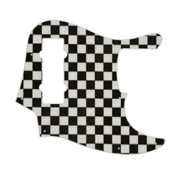 PICKGUARD FENDER 2014 MADE IN CHINA 4 STR MODERN PLAYER JAZZ BASS CHECKERBOARD