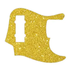 PICKGUARD FENDER 2014 MADE IN CHINA 4 STR MODERN PLAYER JAZZ BASS GOLD SPARKLE