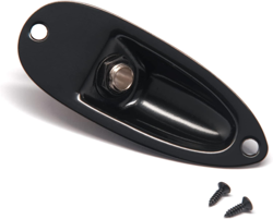 GUITAR INPUT JACK SOCKET PLATE OUTPUT LOADED BOAT STYLE 1/4 INCH FOR FENDER STRA