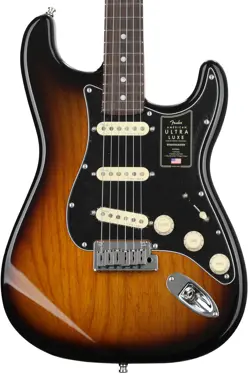 FENDER AMERICAN ULTRA LUXE STRATOCASTER - 2-COLOR SUNBURST WITH ROSEWOOD