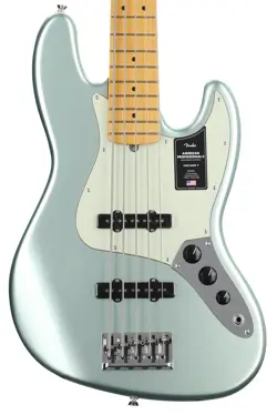 FENDER AMERICAN PROFESSIONAL II JAZZ BASS V - MYSTIC SURF GREEN WITH MAPLE