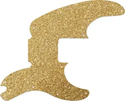 WD CUSTOM PICKGUARD FOR FENDER TELECASTER BASS #60RGS ROSE GOLD SPARKLE