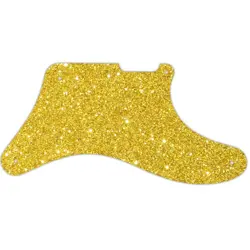PICKGUARD FOR FENDER CABRONITA TELECASTER GOLD SPARKLE