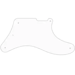 PICKGUARD FOR FENDER CABRONITA TELECASTER WHITE BLACK WHITE
