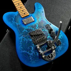 FENDER CUSTOM SHOP MBS BLUE PAISLEY TELECASTER BIGSBY CLOSET CLASSIC BY DENNIS S