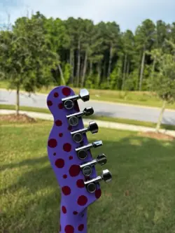 HANDPAINTED PSYCHEDELIC STYLE FENDER SQUIER TELECASTER