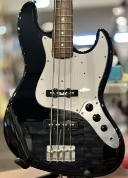 FENDER JAPAN TRADITIONAL JAZZ BASS USED BASSWOOD BODY BLACK W/SOFT CASE
