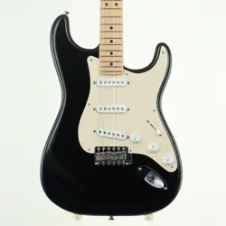 FENDER USA ERIC CLAPTON STRATOCASTER BLACK USED 2009 ALDER BODY W/HARD CASE