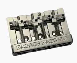 NICKEL BADASS III ™ BASS BRIDGE FOR STRING THRU FENDER P/JAZZ BASS® BB-3343-001
