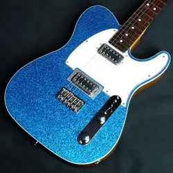 FENDER MADE IN JAPAN LIMITED SPARKLE TELECASTER BLUE  ELECTRIC GUITAR W/GIG BAG