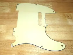 FENDER WHITE 3 PLY TELECASTER PICKGUARD