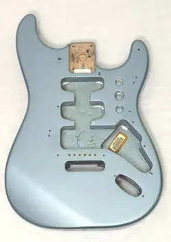 FENDER MIM STRATOCASTER ELECTRIC GUITAR BODY AGAVE BLUE 2003