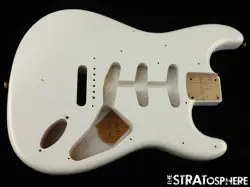 FENDER USA CUSTOM SHOP 1959 RELIC STRAT BODY 59 WHITE GOLD
