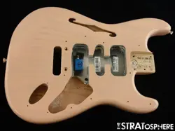 FENDER FSR AMERICAN PROFESSIONAL II STRAT THINLINE BODY ASH TRANS SHELL PINK