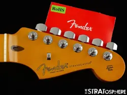 FENDER AMERICAN PROFESSIONAL PRO II STRAT, NECK + TUNERS USA ROLLED EDGES MAPLE