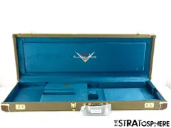 USA FENDER CUSTOM SHOP STRAT TWEED G+G HARDSHELL CASE FROM 54 TELE 1954 TCP