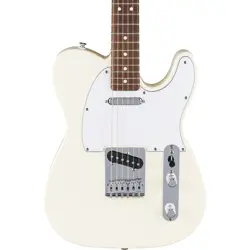 FENDER STANDARD TELECASTER - LAUREL FINGERBOARD, WHITE PICKGUARD, OLYMPIC WHITE