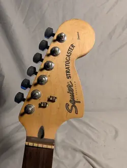 2000 FENDER SQUIER STANDARD SERIES STRAT NECK - 22 FRETS - ROSEWOOD