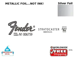 DECAL WATERSLIDE 103S