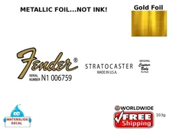 DECAL WATERSLIDE 103G