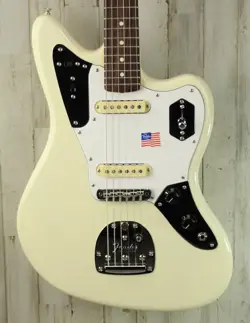 DEMO FENDER JOHNNY MARR JAGUAR - OLYMPIC WHITE (357)