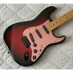 FENDER KEN STRATOCASTER GALAXY RED LARK