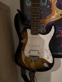 SQUIER BY FENDER 6 STRING ELECTRIC GUITAR TOBACCO SUNBURST