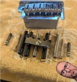 2005 FENDER AMERICAN STRAT BRIDGE TREMOLO USA STRATOCASTER ELECTRIC GUITAR WIN!!