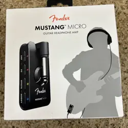 FENDER MUSTANG MICRO HEADPHONE GUITAR AMP BRAND NEW SEALED FREE SHIPPING