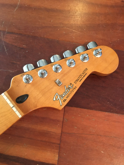 2005 FENDER STRAT 60TH ANNIVERSARY NECK AMBER MAPLE STANDARD STRATOCASTER TUNERS