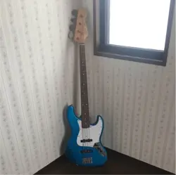 FENDER MADE IN JAPAN MODERN JAZZ BASS BLUE ELECTRIC GUITAR FROM JAPAN