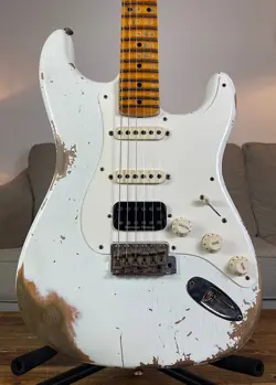 2020 FENDER CUSTOM SHOP '57 RELIC HSS STRATOCASTER ~ OLYMPIC WHITE