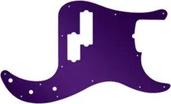 WD CUSTOM PICKGUARD FOR FENDER USA 5 STRING PRECISION BASS #10PR PURPLE MIRROR