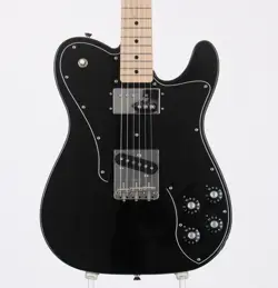 FENDER MIJ TRADITIONAL 70S TELECASTER CUSTOM BLACK 2022 USED ASH W/SOFT CASE
